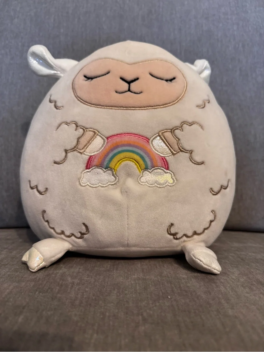 Rare Squishmallows Blossom White Lamb